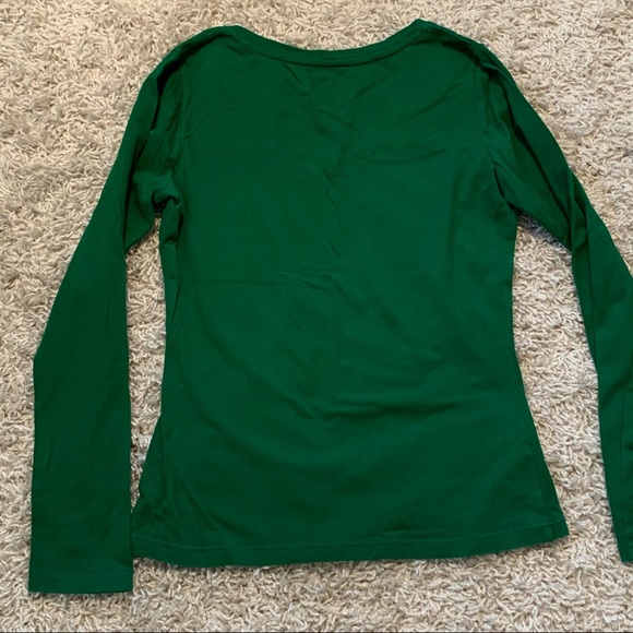 Ricki’s green long sleeve print tee - Picture 2 of 6